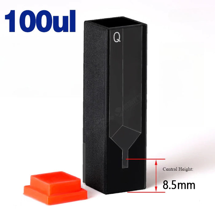 Quartz Fluorescence Cuvette 10mm Quartz Cell Two Way Light | NEXACULE - Subminiature Cuvettes