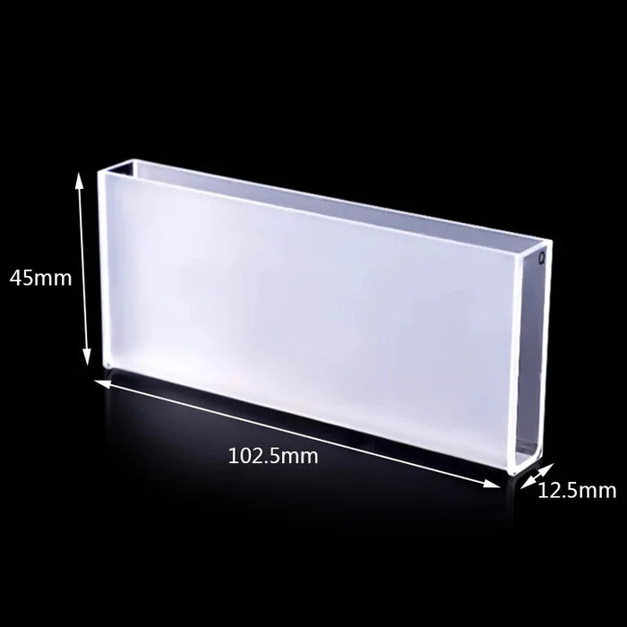2 pcs Quartz Cuvette Cells100mm JGS1 for Spectrophotometer Lab | NEXACULE - UV Quart Cuvettes