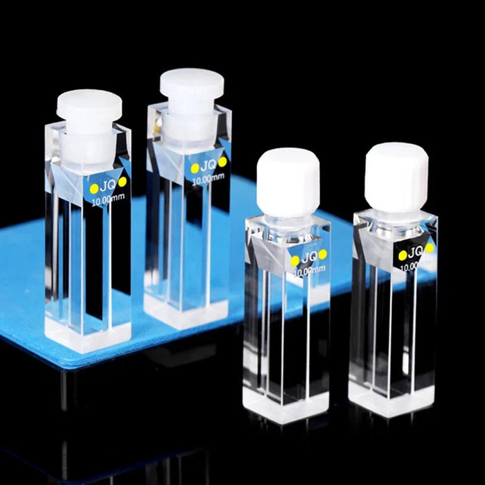 Quartz Cell with Stopper 10mm Trace Colorimetric Dish 350ul | NEXACULE - Sealed Cuvettes