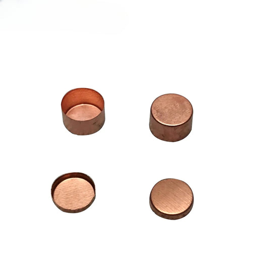 85μl Copper Crucibles with Lids Size D6.8*4mm for Netzsch Copper Sample Pan | NEXACULE - Sample pan /crucible with lid