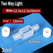 Quartz MicroFlow Cell Spiral Colorimetric Dish UV Transparent | NEXACULE - Flow Cuvettes