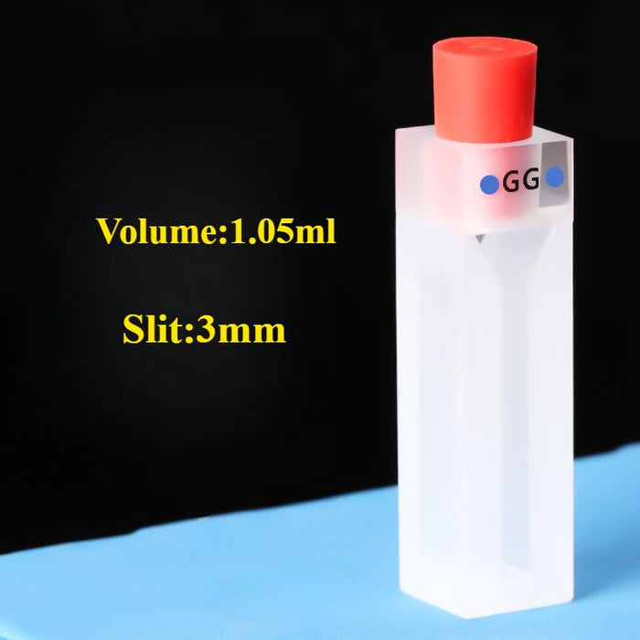 Glass Fluorescence Cuvette 10mm Cell with PTFE Stopper| NEXACULE - Sealed Cuvettes