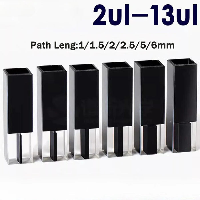 Quartz Cuvette  Black Lucifuge Cells Colorimetric Cuvette | NEXACULE - Fluorescence Cuvettes