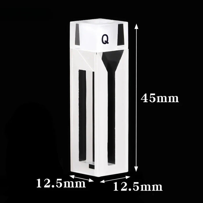 1.05ml Quartz Cuvette Trace Fluorescence Cell with Stopper | NEXACULE - Subminiature Cuvettes