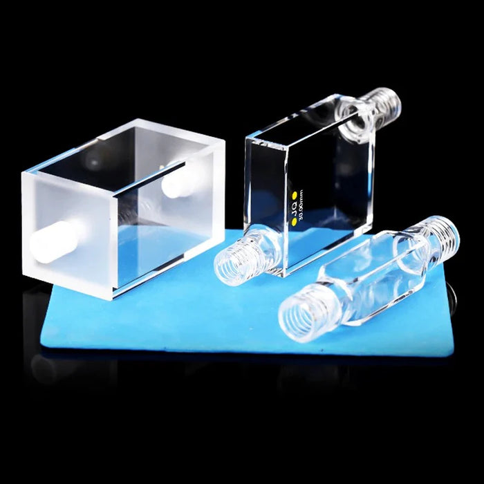 Quartz Fluorescent Flow Colorimetric Dish Four-Way Light  | NEXACULE - Flow Cuvettes