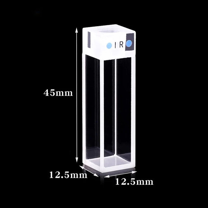 3.5ml Infrared Quartz Fluorescence Cell with Stopper 10mm | NEXACULE - Infrared Ray Cuvettes