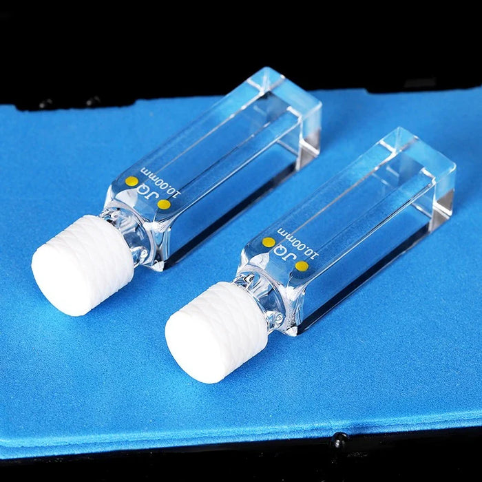 1.75ML Quartz Cuvette Cell with Screw Cap 10mm Four Way Light| NEXACULE - Sealed Cuvettes