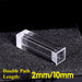 700ul Quartz Cuvettes Cells 10mm UV Four Way Light Slit 2mm| NEXACULE - Subminiature Cuvettes