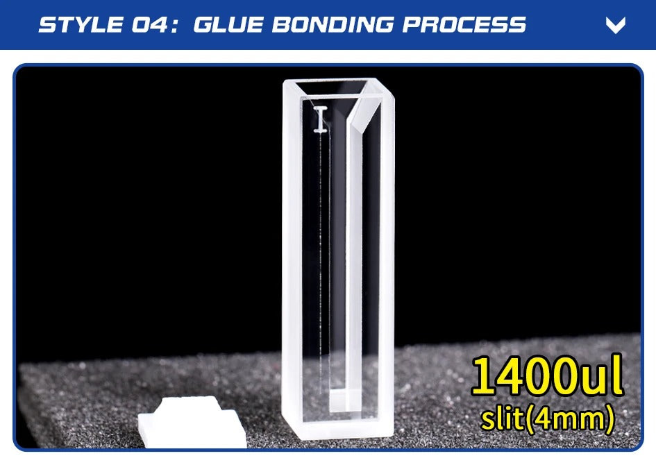 350ul-1750ul Micro IR Quartz Cuvette Cells with Lid Slit 1-5mm | NEXACULE - Infrared Ray Cuvettes