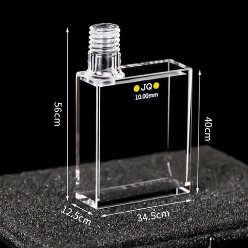 11ml Quartz Cuvette Cell with Screw Cap Six Way Light | NEXACULE - Sealed Cuvettes