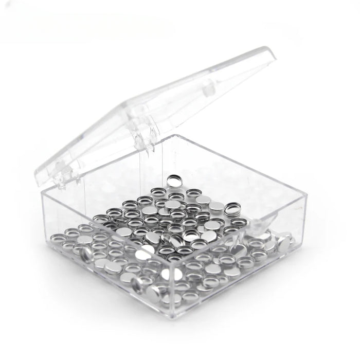 Al Pan With Lid for Rigaku 8578 Set Pan 8577+Lid A00011296 DSC Consumables Aluminum Crucible | NEXACULE - Sample pan/Crucible with lid