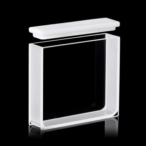 17.5mL Quartz Cuvette with Lid 50mm JGS1 Quartz Cell | NEXACULE - UV Quart Cuvettes