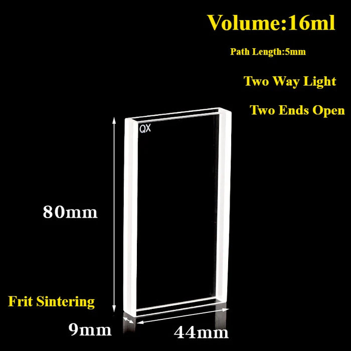 Quartz Cuvette Two Ends Open Flow Through Quartz Cells | NEXACULE - Flow Cuvettes