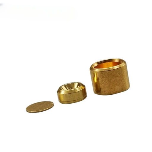 25μl Disposable High Pressure Crucible Small Stainless Steel Gold Plated ME-30077139 for Mettler Toledo/Mettler | NEXACULE - Crucible with lids with disk