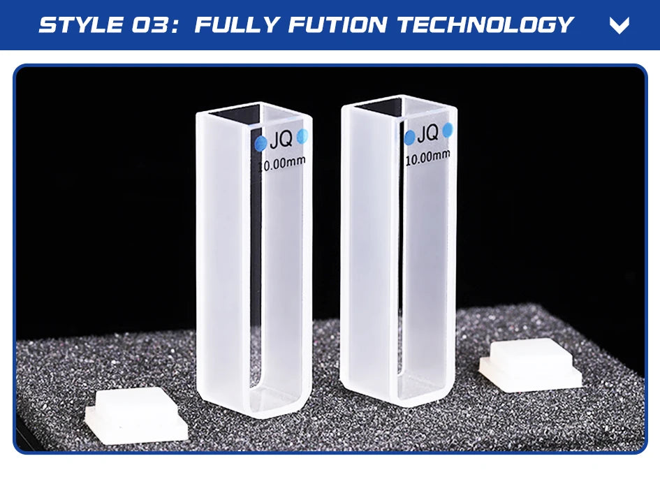 3.5ml Standard Quartz Cuvettes Corrosion Resisting 2pcs | NEXACULE - UV Quart Cuvettes