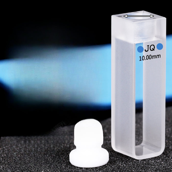 Quartz Closed Cuvette Airtight 1cm Paired UV Quartz Band Plug| NEXACULE - Sealed Cuvettes