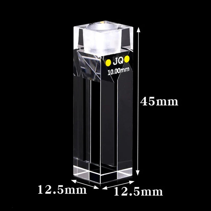 Quartz Cell with Stopper 10mm Fluorescence Quartz Cuvettes| NEXACULE - Fluorescence Cuvettes