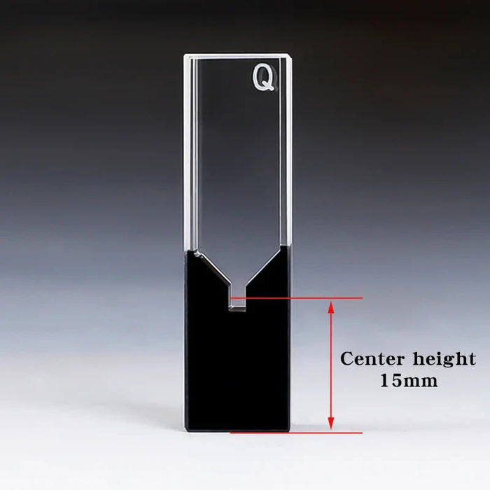 Sub-Micro Quartz Cell with Black Walls and Lid | NEXACULE - Subminiature Cuvettes