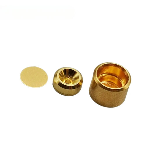 25μl Disposable High Pressure Crucible Small Stainless Steel Gold Plated ME-30077139 for Mettler Toledo/Mettler | NEXACULE - Crucible with lids with disk