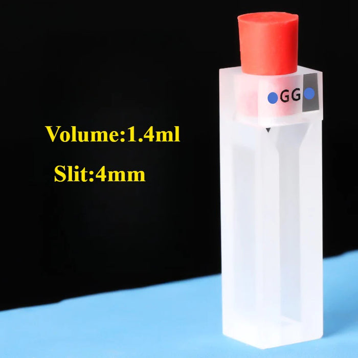 Glass Fluorescence Cuvette 10mm Cell with PTFE Stopper| NEXACULE - Sealed Cuvettes