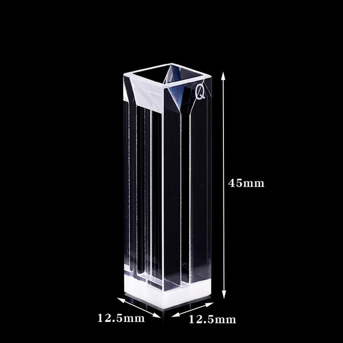 700ul Quartz Cuvettes Cells 10mm UV Four Way Light Slit 2mm| NEXACULE - Subminiature Cuvettes