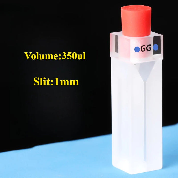 Glass Fluorescence Cuvette 10mm Cell with PTFE Stopper| NEXACULE - Sealed Cuvettes