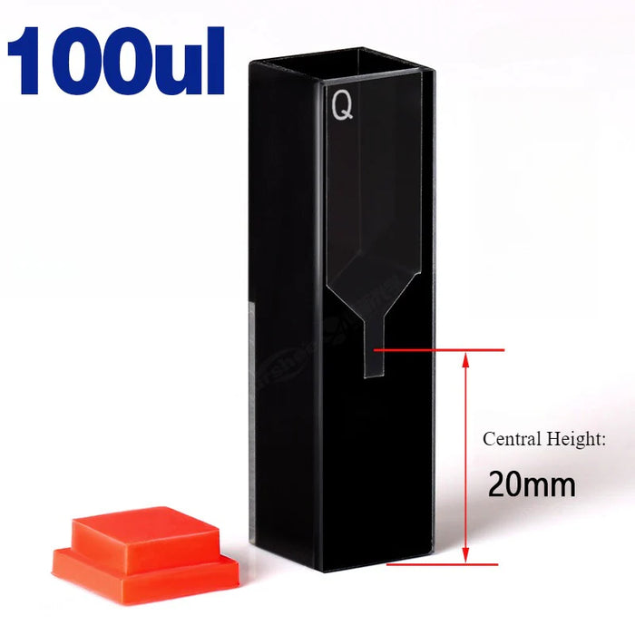 Quartz Fluorescence Cuvette 10mm Quartz Cell Two Way Light | NEXACULE - Subminiature Cuvettes