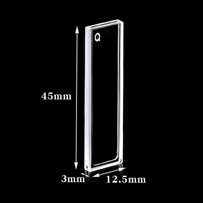 1pcs Quartz Cuvette Cells JGS1 for Spectrophotometer Lab | NEXACULE - UV Quart Cuvettes