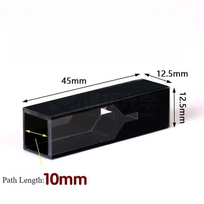 Quartz Fluorescence Cuvette 10mm Quartz Cell Two Way Light | NEXACULE - Subminiature Cuvettes