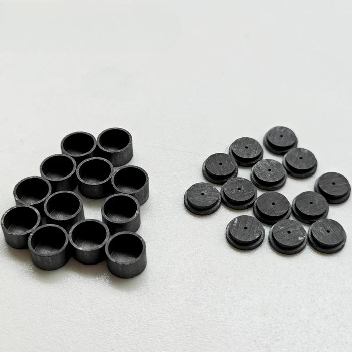 40μl Graphite Crucible with Lid Same Size As TA 960072.901/ 960239.901 for TA Instruments/TA Graphite Pans with Lids | NEXACULE - Crucible with lid