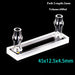 30-600ul Optical UV Flow Quartz Cuvette Cell with Two Tubes | NEXACULE - Flow Cuvettes