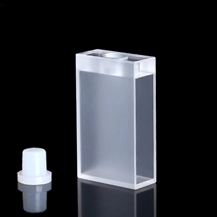 8.8ml Quartz Closed Cuvette Airtight 25mm Two Way Light | NEXACULE - Sealed Cuvettes