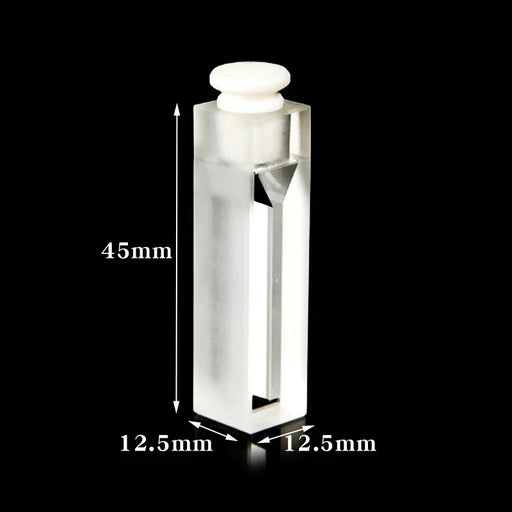 700ul Micro Quartz Cuvette Cell with Stopper 10mm  for Lab | NEXACULE - Subminiature Cuvettes