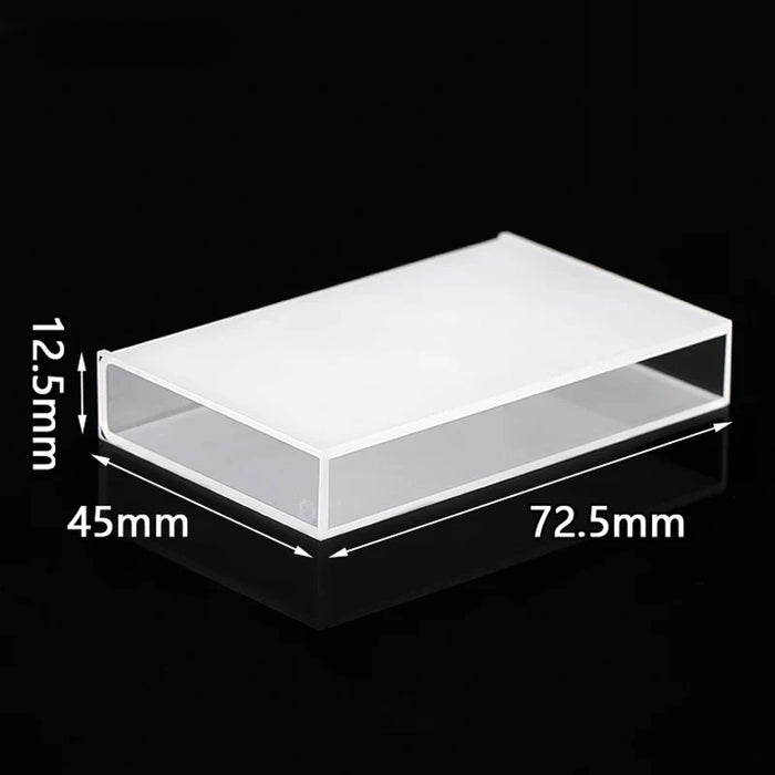 24.5ml Quartz Cuvette 70mm Quartz Cell UV Spectrophotometer | NEXACULE - UV Quart Cuvettes