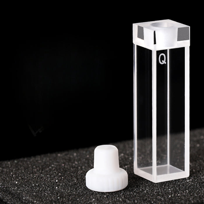 Quartz Closed Cuvette Airtight 1cm Paired UV Quartz Band Plug| NEXACULE - Sealed Cuvettes