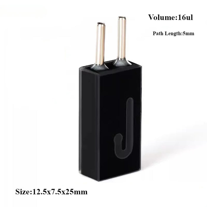 Quartz Fluorescence Flow Cuvette with Stainless Tube | NEXACULE - Flow Cuvettes
