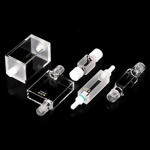 Quartz Fluorescent Flow Colorimetric Dish Four-Way Light  | NEXACULE - Flow Cuvettes