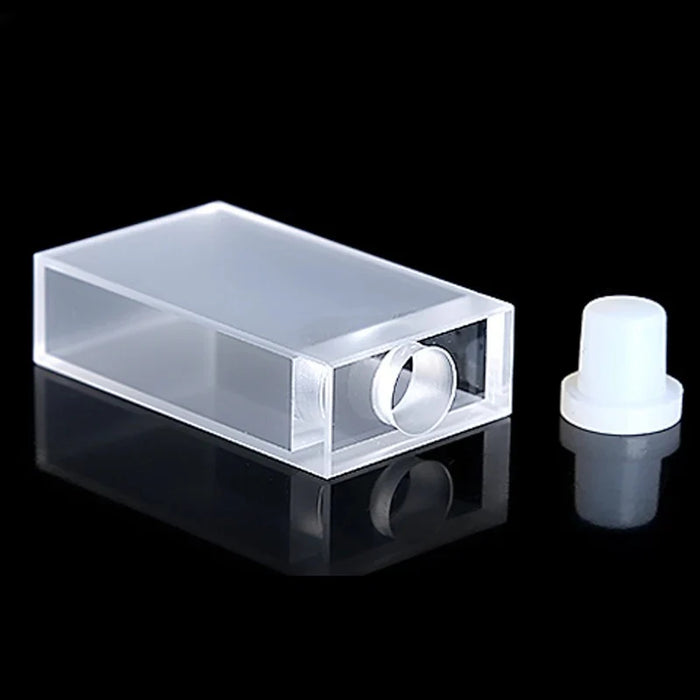 8.8ml Quartz Closed Cuvette Airtight 25mm Two Way Light | NEXACULE - Sealed Cuvettes