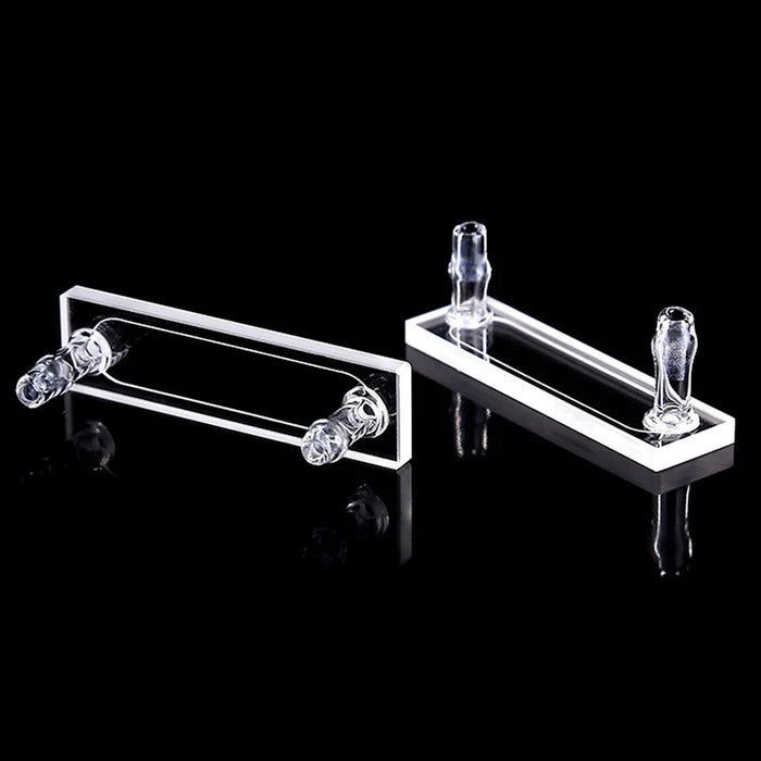 150ul Optical UV Flow Quartz Cuvette Cell with 2 Tubes | NEXACULE - Flow Cuvettes