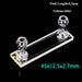 30-600ul Optical UV Flow Quartz Cuvette Cell with Two Tubes | NEXACULE - Flow Cuvettes