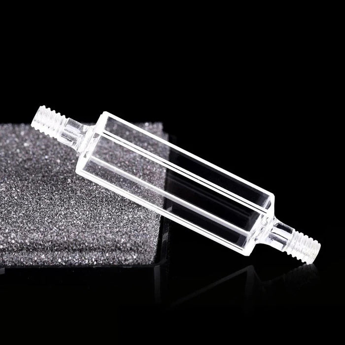 3.5ml Quartz Fluorescent Flow Cuvettes Cells Threaded Pipe | NEXACULE - Flow Cuvettes