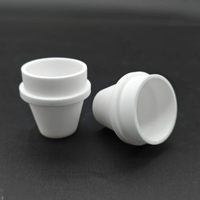 Small TGA Ceramic Crucible 16ml for LECO 529-042 AR9042 TGA Accessories | NEXACULE - Sample pan/crucible