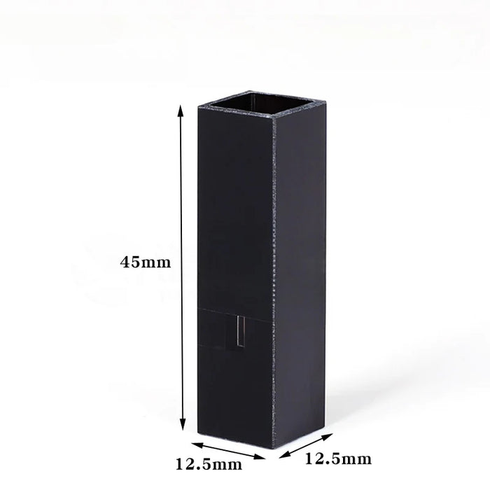 45ul Micro Quartz Cuvette  Black Lucifuge 3mm Quartz Cells | NEXACULE - Fluorescence Cuvettes