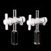1pcs Quartz Cuvette Cell with Screw Cap 10mm Two Channel | NEXACULE - Fluorescence Cuvettes