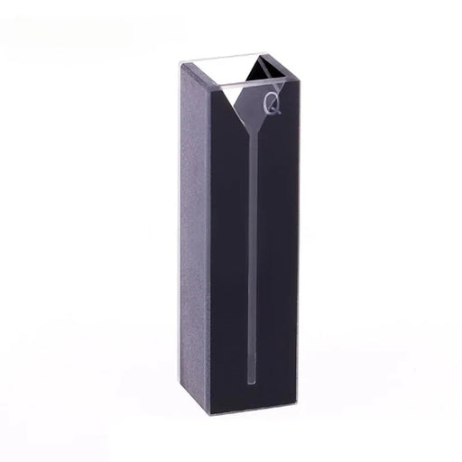 Micro JGS1 Quartz Cuvette With Black Walls Quartz Cells | NEXACULE - Subminiature Cuvettes