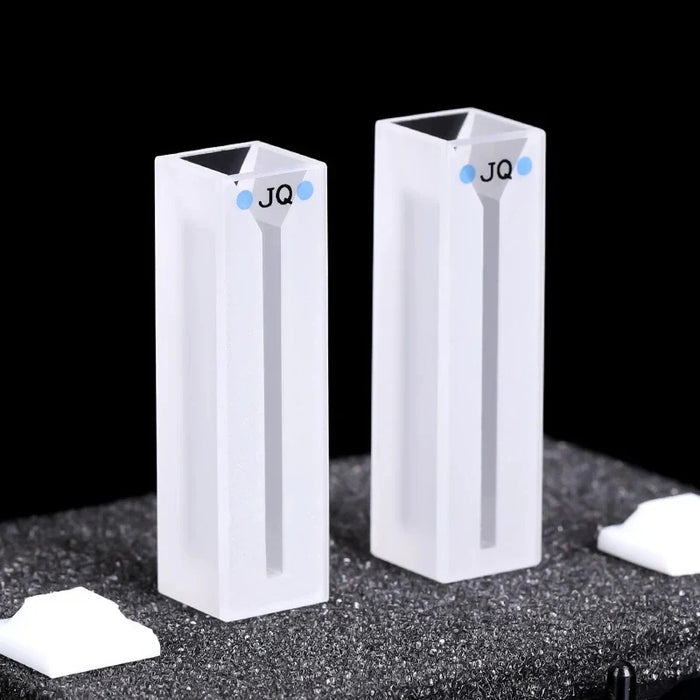 700ul Micro Cell with Frosted Walls and Lid Quartz Cuvette | NEXACULE - Subminiature Cuvettes