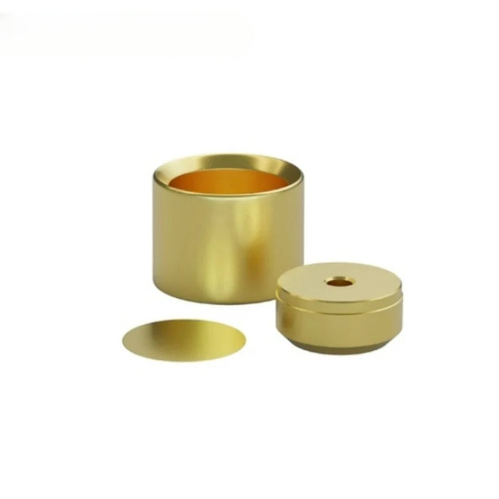 25μl Disposable High Pressure Crucible Small Stainless Steel Gold Plated ME-30077139 for Mettler Toledo/Mettler | NEXACULE - Crucible with lids with disk