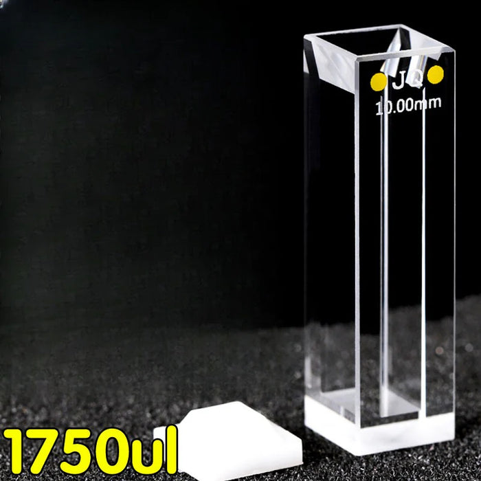 1750ul Micro Quartz Fluorescence Cuvette with Lid | NEXACULE - Subminiature Cuvettes