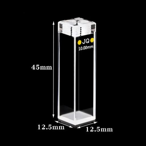 3.5ml Quartz Fluorometer Flow 10mm Cuvette Closed Cells10mm | NEXACULE - Sealed Cuvettes