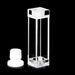 3.5ml Quartz Fluorescence Cell With Stopper Tape Notch 10mm| NEXACULE - Sealed Cuvettes